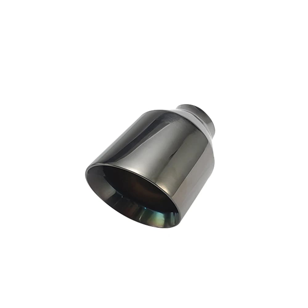 Double-Wall Slant-Cut 63mm Exhaust Tip — Stainless Steel - view 2